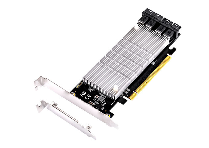 IOCREST IO-PEX40152 PCIe x16 to Quad M.2 NVMe PEX Switch PCIe Card Review -  The Tech Journal